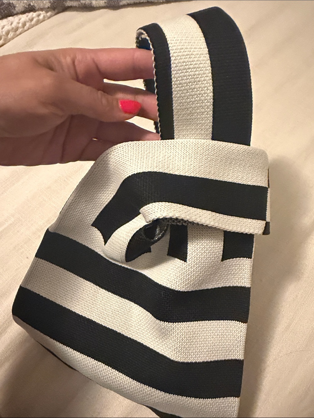 Striped Black & White Women’s Tote Bag